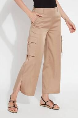 NEW LYSSE calypso cargo pants in tanned